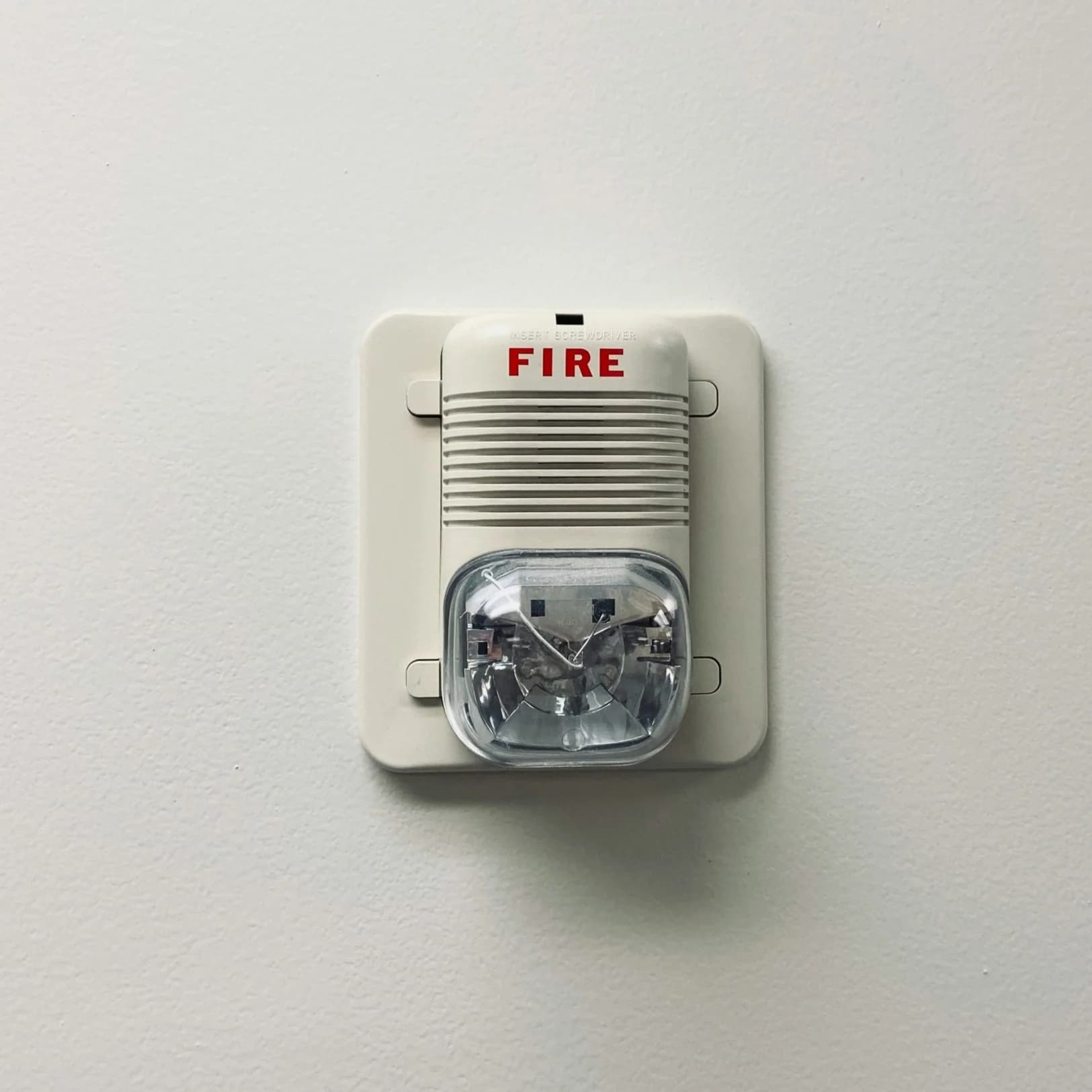 a fire alarm